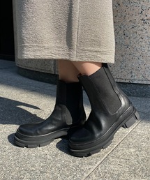 DouDou | サイドゴアタンクソールショートブーツ(ブーツ)