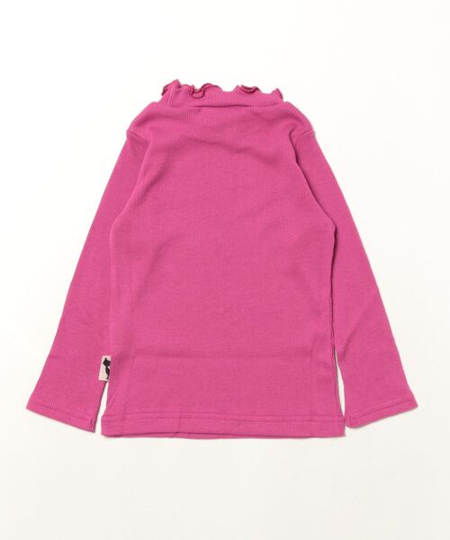 nino（ニノ）の「ロングＴｅｅ テレコ（Tシャツ/カットソー・キッズ・ミント/ピンク・110cm/120cm/100cm/90cm）」の3枚目の写真