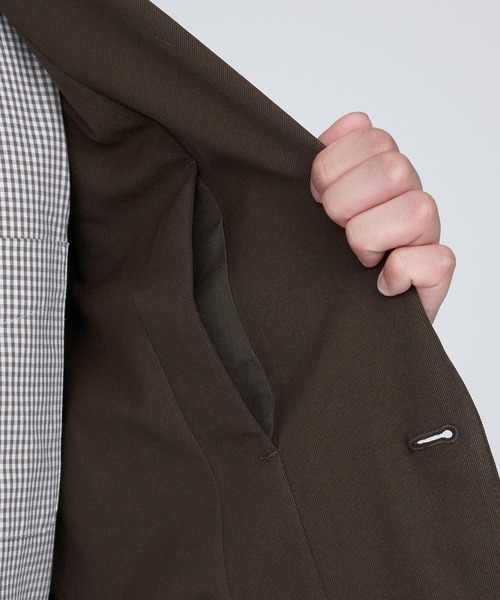 無印良品（ムジルシリョウヒン）の「撥水ストレッチジャケット（テーラードジャケット・メンズ・ベージュ系1/ブラック/ダークブラウン・XL/M/S/L）」の21枚目の写真