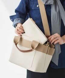 le.coeur blanc | PUパーテーショントート(トートバッグ)
