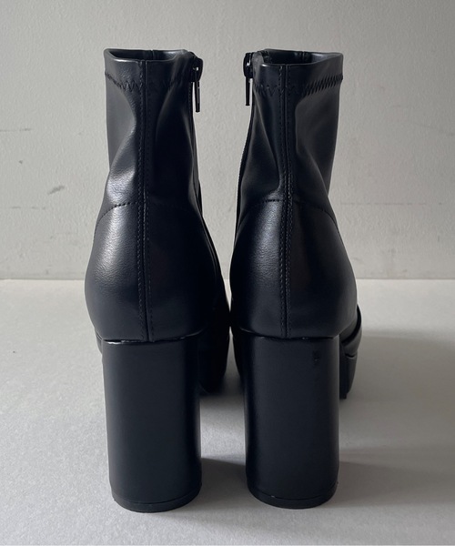 one wayザッカ（ワンウェイザッカ）の「ストレッチショートブーツ（ブーツ・レディース・ブラック/ブラック系その他/ベージュ・SMALL/MEDIUM/X-LARGE/LARGE）」の12枚目の写真