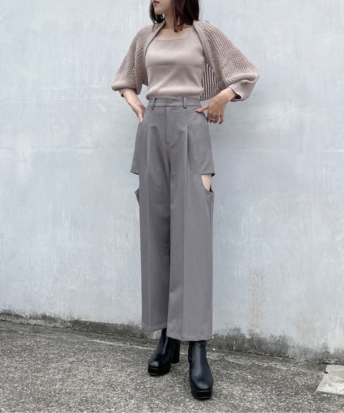 one wayザッカ（ワンウェイザッカ）の「ストレッチショートブーツ（ブーツ・レディース・ブラック/ブラック系その他/ベージュ・SMALL/MEDIUM/X-LARGE/LARGE）」の16枚目の写真