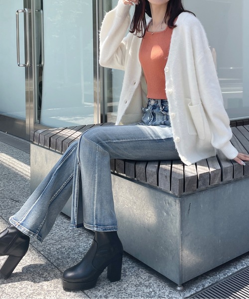 one wayザッカ（ワンウェイザッカ）の「ストレッチショートブーツ（ブーツ・レディース・ブラック/ブラック系その他/ベージュ・SMALL/MEDIUM/X-LARGE/LARGE）」の15枚目の写真