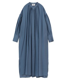 1er Arrondissement マキシ丈シャツワンピース シルク混３８ 1er Arrondissement（プルミエアロンディスモン）の「シアー