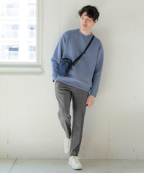 GLOBAL WORK（グローバルワーク）の「ライトクッションクルー/704831（スウェット・メンズ・ライトグレー/チャコールグレー/ライトブルー/ホワイト系その他2・MEDIUM/X-LARGE/SMALL/LARGE）」の5枚目の写真