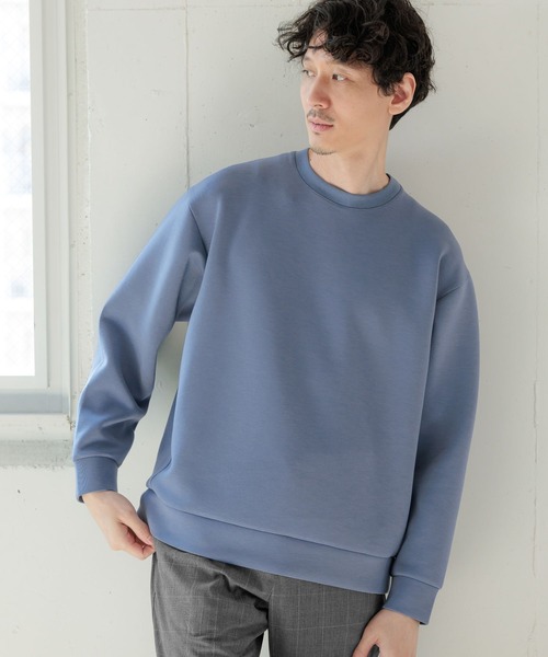 GLOBAL WORK（グローバルワーク）の「ライトクッションクルー/704831（スウェット・メンズ・ライトグレー/チャコールグレー/ライトブルー/ホワイト系その他2・MEDIUM/X-LARGE/SMALL/LARGE）」の7枚目の写真