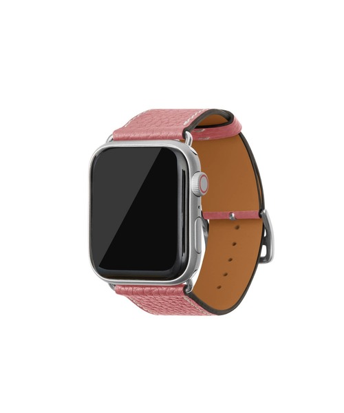 BONAVENTURA(ボナベンチュラ)の「シュリンク Apple Watch レザーバンド【44mm/45mm/46mm/49mm, M/Lサイズ】 (アダプター:シルバー)(デジタル腕時計・レディース・ベージュ系その他/ブルー/ブラウン/ネイビー/ブラック/チャコールグレー/オレンジ/ライトグレー/アイボリー/コーラルピンク・FREE)」の9枚目の写真