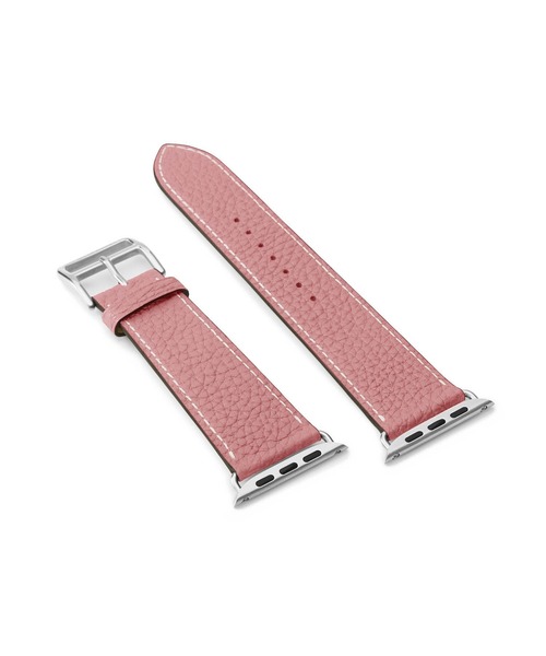 BONAVENTURA(ボナベンチュラ)の「シュリンク Apple Watch レザーバンド【44mm/45mm/46mm/49mm, M/Lサイズ】 (アダプター:シルバー)(デジタル腕時計・レディース・ベージュ系その他/ブルー/ブラウン/ネイビー/ブラック/チャコールグレー/オレンジ/ライトグレー/アイボリー/コーラルピンク・FREE)」の15枚目の写真