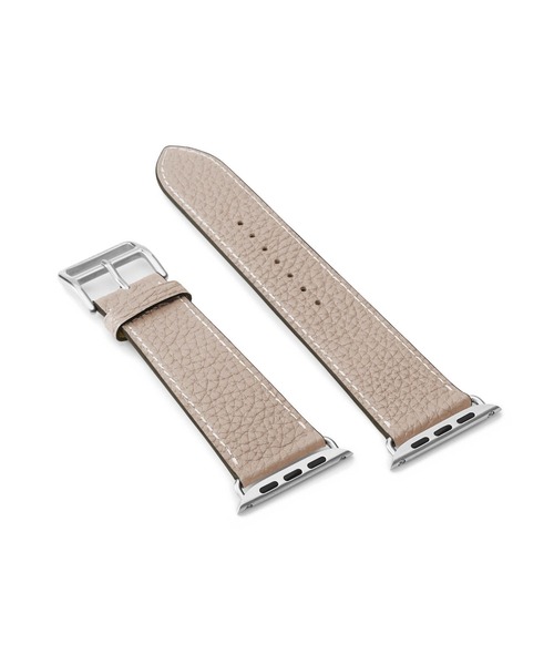 BONAVENTURA(ボナベンチュラ)の「シュリンク Apple Watch レザーバンド【44mm/45mm/46mm/49mm, M/Lサイズ】 (アダプター:シルバー)(デジタル腕時計・レディース・ベージュ系その他/ブルー/ブラウン/ネイビー/ブラック/チャコールグレー/オレンジ/ライトグレー/アイボリー/コーラルピンク・FREE)」の21枚目の写真
