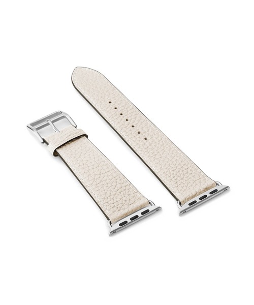 BONAVENTURA(ボナベンチュラ)の「シュリンク Apple Watch レザーバンド【44mm/45mm/46mm/49mm, M/Lサイズ】 (アダプター:シルバー)(デジタル腕時計・レディース・ベージュ系その他/ブルー/ブラウン/ネイビー/ブラック/チャコールグレー/オレンジ/ライトグレー/アイボリー/コーラルピンク・FREE)」の19枚目の写真