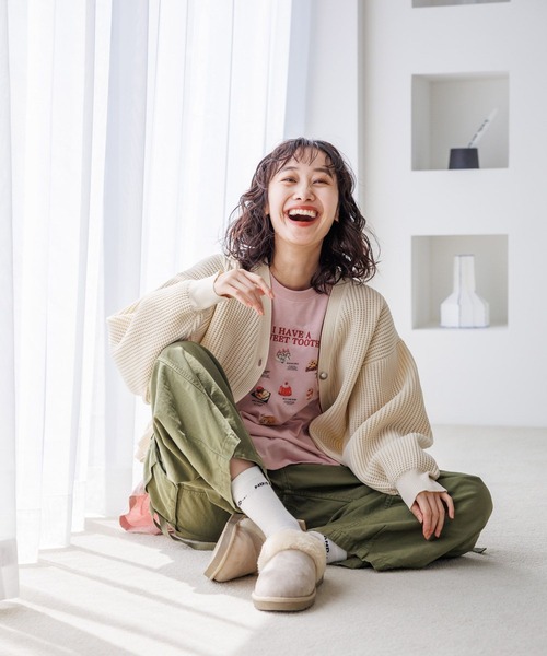 niko and...（ニコアンド）の「オリジナルフェイクムートンシューズ（その他シューズ・レディース・キャメル/ブラック/その他1・SMALL/MEDIUM/LARGE）」の13枚目の写真