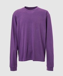 ECOCYCLE（エコサイクル）の「ELEVATED LS_PURPLE（Tシャツ/カットソー）」