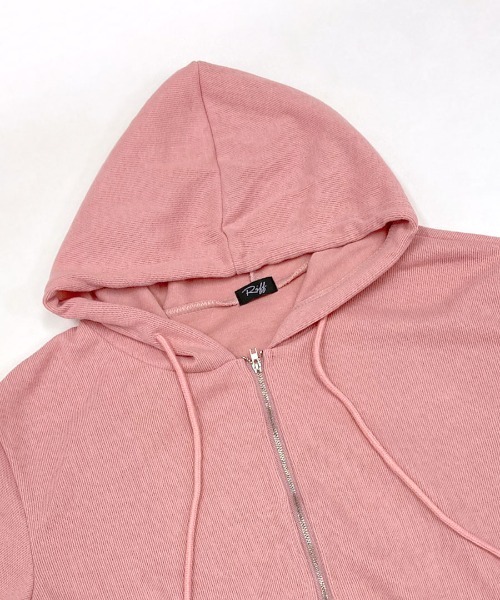 セール】ダブルZIPパーカー ショート丈（パーカー）｜Riff（リフ）の
