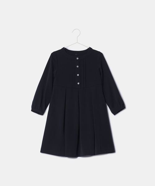 ROPE' PICNIC（ロペピクニック）の「【KIDS】襟取り外しピンタックワンピース/セレモニー（ワンピース・キッズ・ネイビー・130/150/120/140/110）」の9枚目の写真