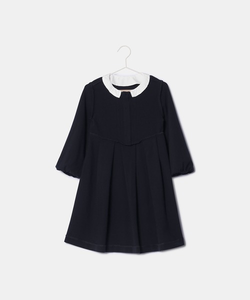 ROPE' PICNIC（ロペピクニック）の「【KIDS】襟取り外しピンタックワンピース/セレモニー（ワンピース・キッズ・ネイビー・130/150/120/140/110）」の10枚目の写真
