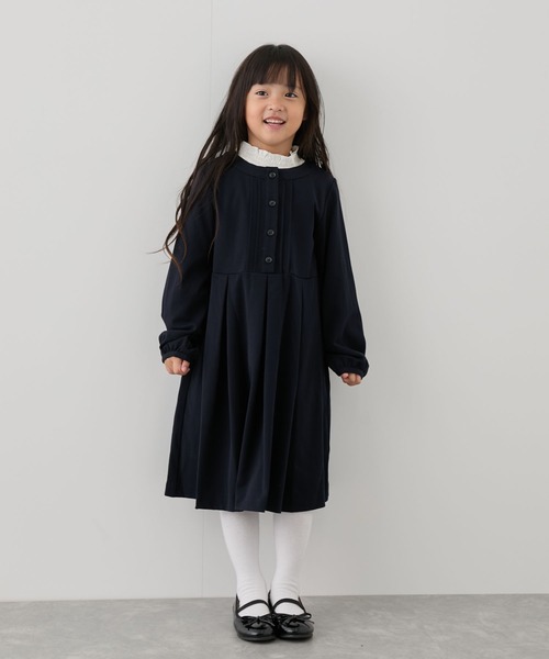 ROPE' PICNIC（ロペピクニック）の「【KIDS】襟取り外しピンタックワンピース/セレモニー（ワンピース・キッズ・ネイビー・130/150/120/140/110）」の17枚目の写真