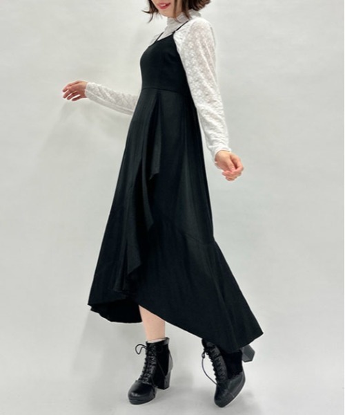 axes femme（アクシーズファム）の「ビット付フリルキャミ