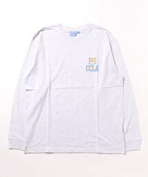 【UCLA】 空紡糸天竺 L/SプリントTEE