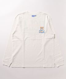 【UCLA】 空紡糸天竺 L/SプリントTEE