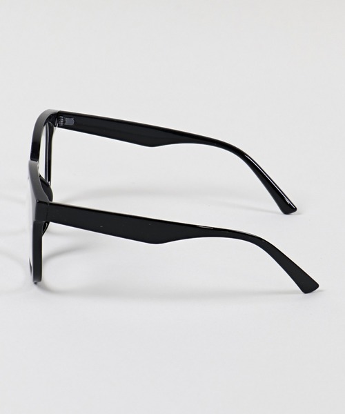 SPINNS（スピンズ）の「黒縁伊達メガネ/大き目レンズ/太フレーム/ユニセックス対応（メガネ・メンズ・A・ONESIZE）」の3枚目の写真