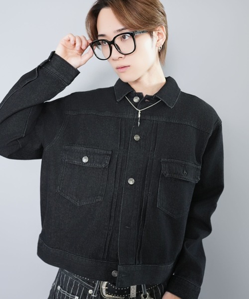 SPINNS（スピンズ）の「黒縁伊達メガネ/大き目レンズ/太フレーム/ユニセックス対応（メガネ・メンズ・A・ONESIZE）」の10枚目の写真