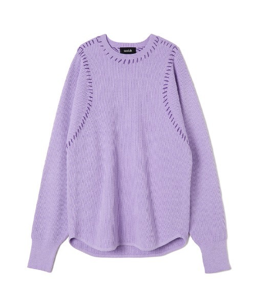 トップス soduk thermal knit pullover セール】thermal knit pullover（Tシャツ/カットソー）｜soduk