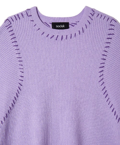トップス soduk thermal knit pullover セール】thermal knit pullover（Tシャツ/カットソー）｜soduk