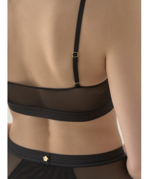 LILY BROWN（リリーブラウン）の「【LILY BROWN×MARY QUANT】【LILY BROWN Lingerie】デイジーノンワイヤーブラ・ショーツセット（ブラ&ショーツ・レディース・アイボリー/ブラック・SMALL/MEDIUM）」の21枚目の写真