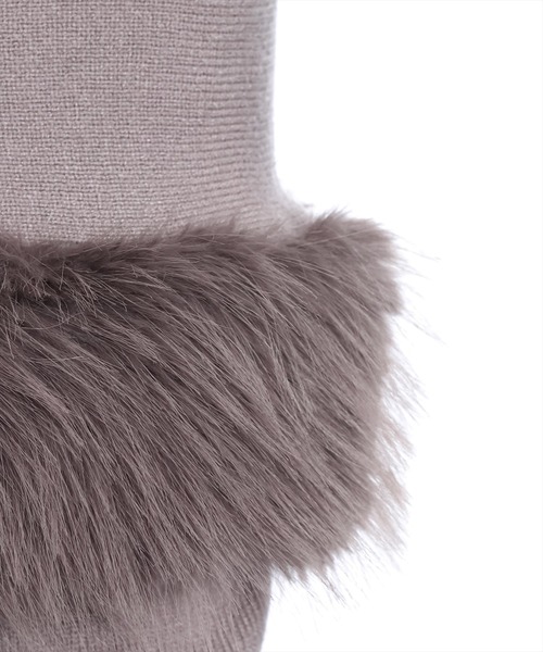 clear（クリア）の「ケープファーニットトップス（ニット/セーター・レディース・アイボリー/ブラック/モカ・F）」の19枚目の写真