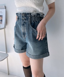 AS KNOW AS plus | 〇ロールアップハイウエストショートパンツ(その他パンツ)