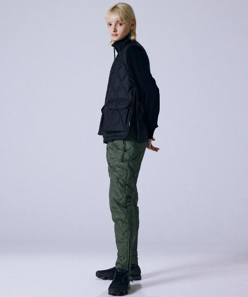 TAION(タイオン)の「MILITARY LIB TURTLENECK W-ZIP DOWN VEST 012ZML-1(ダウンベスト・メンズ・ブラック・LARGE/X-LARGE/XX-LARGE/MEDIUM/SMALL)」の3枚目の写真