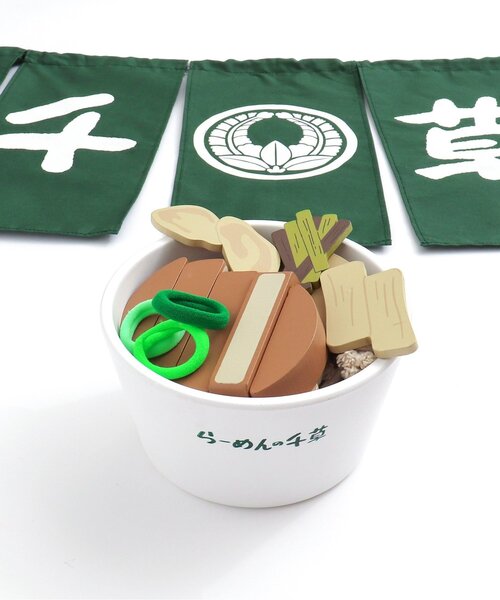 久慈コラボ】千草の木製ラーメンSET（おもちゃ）｜POP UP NIPPON