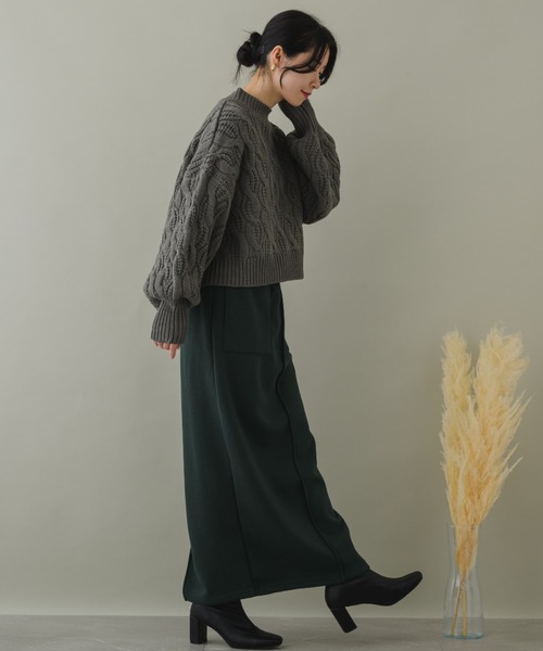 KATHARINE ROSS(キャサリンロス)の「【KATHARINE ROSS】【ZOZO限定】ケーブルニットプルオーバー(ニット/セーター・レディース・グレー/ピンクベージュ/イエロー・MEDIUM)」の15枚目の写真