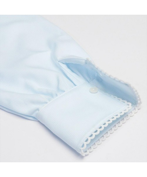 TOKYO SHIRTS（トウキョウシャツ）の「長袖ビジネスワイシャツ（シャツ/ブラウス・レディース・サックスブルー・S/LL/M/L）」の3枚目の写真