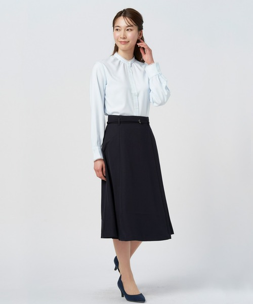 TOKYO SHIRTS（トウキョウシャツ）の「長袖ビジネスワイシャツ（シャツ/ブラウス・レディース・サックスブルー・S/LL/M/L）」の6枚目の写真