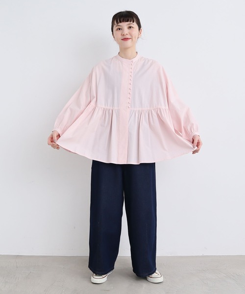 l'atelier du savon(アトリエドサボン)の「タイプライター ころころボタンブラウス(シャツ/ブラウス・レディース・ピンク/ホワイト/ブラック・FREE)」の19枚目の写真