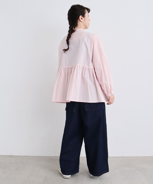 l'atelier du savon(アトリエドサボン)の「タイプライター ころころボタンブラウス(シャツ/ブラウス・レディース・ピンク/ホワイト/ブラック・FREE)」の18枚目の写真