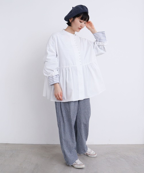 l'atelier du savon(アトリエドサボン)の「タイプライター ころころボタンブラウス(シャツ/ブラウス・レディース・ピンク/ホワイト/ブラック・FREE)」の22枚目の写真