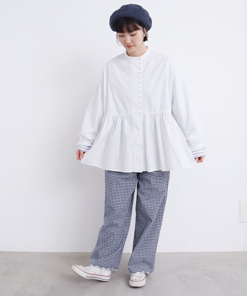 l'atelier du savon(アトリエドサボン)の「タイプライター ころころボタンブラウス(シャツ/ブラウス・レディース・ピンク/ホワイト/ブラック・FREE)」の20枚目の写真