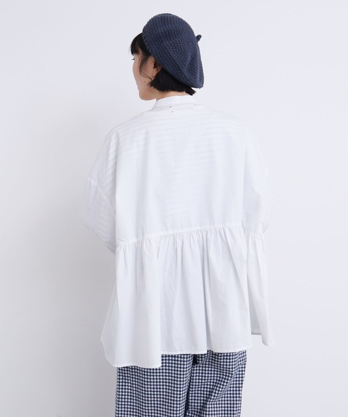 l'atelier du savon(アトリエドサボン)の「タイプライター ころころボタンブラウス(シャツ/ブラウス・レディース・ピンク/ホワイト/ブラック・FREE)」の12枚目の写真