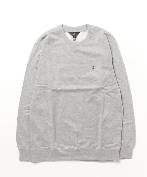 VOLCOM（ボルコム）の「DORSETT CREW FLEECE（Tシャツ/カットソー・メンズ・ヘザーグレー/ブラック・X-LARGE/MEDIUM/LARGE）」の2枚目の写真