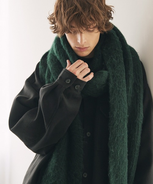 CTHY（シティ）の「ハイエンドモヘアフリンジマフラー（マフラー