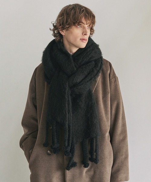 CTHY（シティ）の「ハイエンドモヘアフリンジマフラー（マフラー