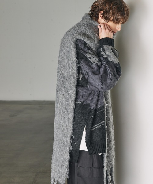 CTHY（シティ）の「ハイエンドモヘアフリンジマフラー（マフラー