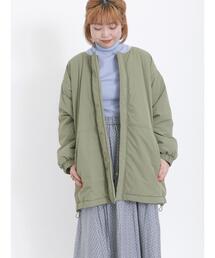 Samansa Mos2 | ナイロンXフリースリバーシブルクルーネックブルゾン(ブルゾン)