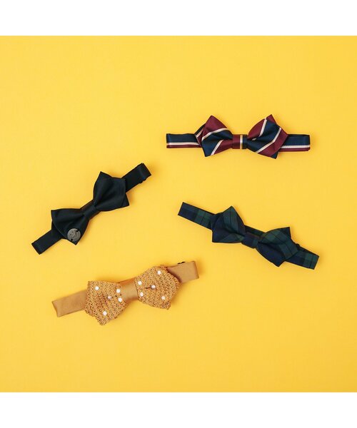 BREEZE（ブリーズ）の「チョウタイ（蝶ネクタイ・キッズ・グリーン/ワインレッド/イエロー/ブラック・FREE）」の10枚目の写真