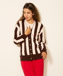 null.（ヌル）の「ストライプニットカーディガン（ニット/セーター）」