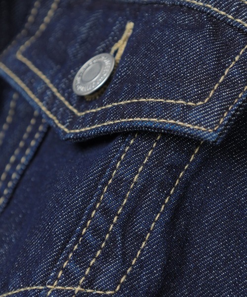 Honeys(ハニーズ)の「Gジャン/デニムジャケット(デニムジャケット・レディース・インディゴブルー/アイボリー/ライトインディゴブルー・L/S/LL/M)」の18枚目の写真