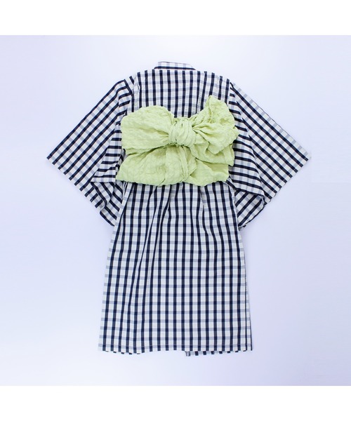 サッカーギンガム浴衣（浴衣）｜maarook（マルーク）