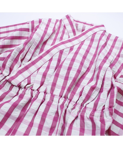 サッカーギンガム浴衣（浴衣）｜maarook（マルーク）